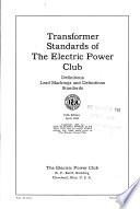 Transformer Standards of the Electric Power Club