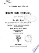 Tratado analítico de medicina legal veterinaria