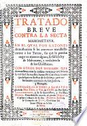 Tratado breve contra la secta mahometana