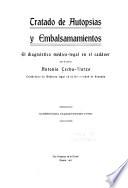 Tratado de autopsias y embalsamamientos