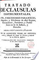 Tratado de Clausulas Instrumentales