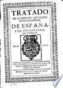 Tratado de comercio ajustado entre las coronas de España y de Inglaterra, en Utrech