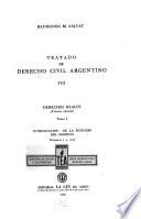 Tratado de derecho civil argentino