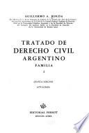 Tratado de derecho civil argentino: Introducción. El matrimonio