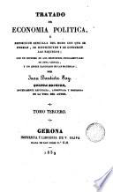 Tratado de Economia Politica o Exposición sencilla del modo en que se forman, se distribuyen y se consumen las riquezas..., 3