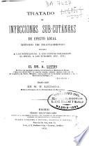 Tratado de inyecciones sub-cutáneas de efecto local