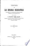 Tratado de las censuras eclesiásticas