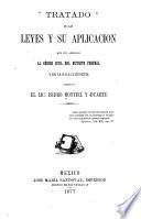 Tratado de las leyes y su aplicación