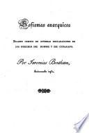 Tratado de los Sofismas, sacado de los manuscritos ... por E. Dumont. (Sofismas anarquicos, etc.) [tom. 2 of “Tactique des assemblées législatives.”]