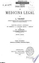 Tratado de medicina legal