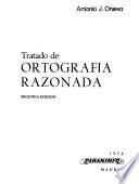Tratado de ortografia razonada