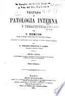 Tratado de patología interna y terapéutica