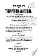 Tratado de terapéutica general, arreglado para que sirva de complemento al manual de materia médica de Edwards y Vavasseur
