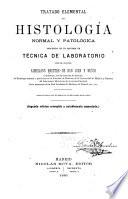 Tratado elemental de histología normal y patológica