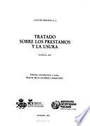 Tratado sobre los prestamos y la usura