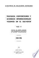Tratados, convenciones y acuerdos internacionales vigentes en El Salvador ...