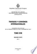 Tratados y convenios internacionales: pt.1-2 Suscritos por Uruguay en el periodo enero de 1959 a Diciembre de 1961