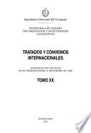 Tratados y convenios internacionales: Suscritos por Uruguay en el período enero a diciembre de 1965