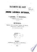 Tratamiento del Croup ó angina laringea difterica
