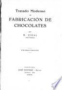 Trato moderno de fabricacion de chocolates