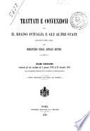 Trattati e convenzioni fra il Regno d'Italia e gli altri Stati