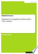 Treatment of corruption in Festus Iyayi's The Contract