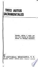 Trece auto sacramentales