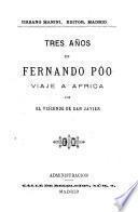 Tres años en Fernando Póo