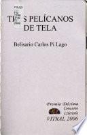 Tres pelícanos de tela