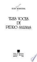 Tres voces de Pedro Salinas