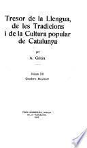 Tresor de la llengua, de les tradicions i de la cultura popular de Catalunya