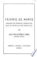Triunfo de marte