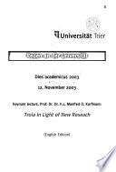 Troia in Light of New Research