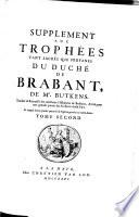 Trophees ... du Duche de Brabant