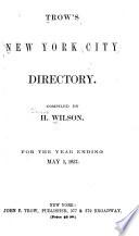 Trow's New York City Directory