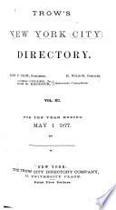 Trow's New York City Directory