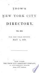 Trow's New York City Directory