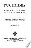 Tucídides Historia de la guerra del Pelopponeso