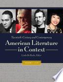 Twentieth-Century and Contemporary American Literature in Context
