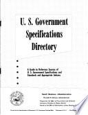 U.S. Government Purchasing Directory