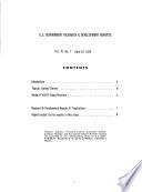 U.S. Government Research & Development Reports