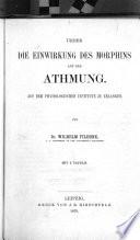 Ueber die einwirkung des morphins auf die athmung