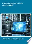 UF1465 - Computadores para bases de datos