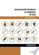UF1640 - Interpretación de planos en soldadura
