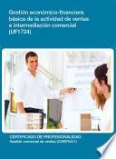 UF1724 - Gestión económico-financiera básica de la actividad de ventas e intermediación comercial