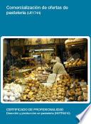 UF1744 - Comercialización de ofertas de pastelería