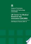 Uk Centre for Medical Research and Innovation (Ukcmri)