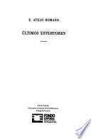 Últimos estertores