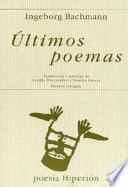 Últimos poemas