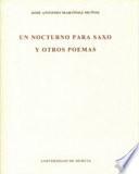Un nocturno para saxo y otros poemas